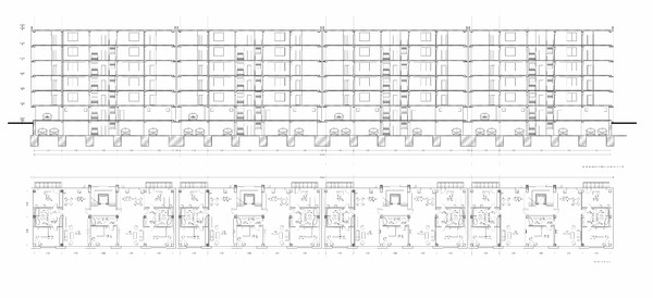 architectural neighborhood dwg - Collective Housing by studiorender